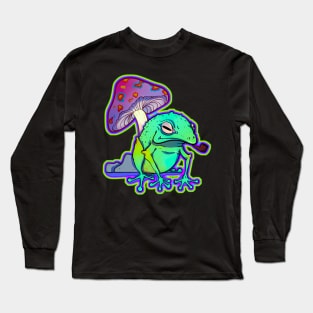 Ancient Trippy Frog Long Sleeve T-Shirt